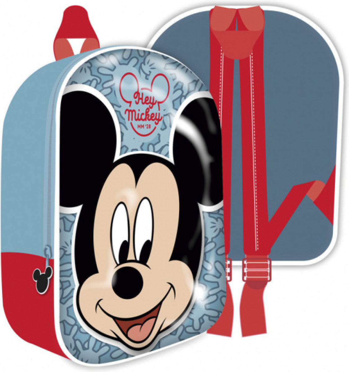 Disney rugzak Mickey Mouse junior 31 x 26 cm polyester blauw