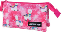 Eastwick etui lama meisjes 22 x 12,5 cm polyester roze