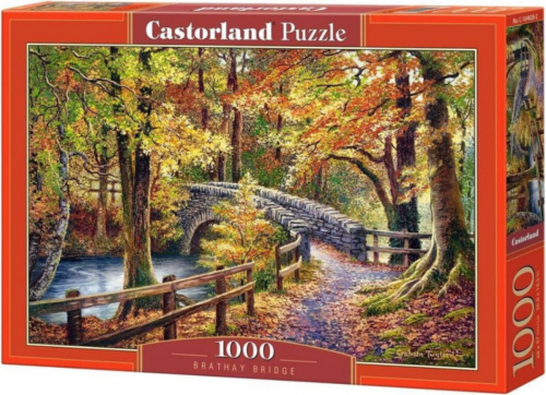 Castorland puzzel Brathay Bridge 68 cm karton 1000 stukjes