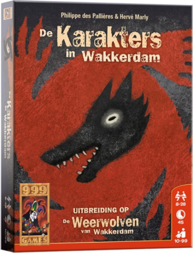 999 Games kaartspel De Weerwolven Van Wakkerdam: Karakters