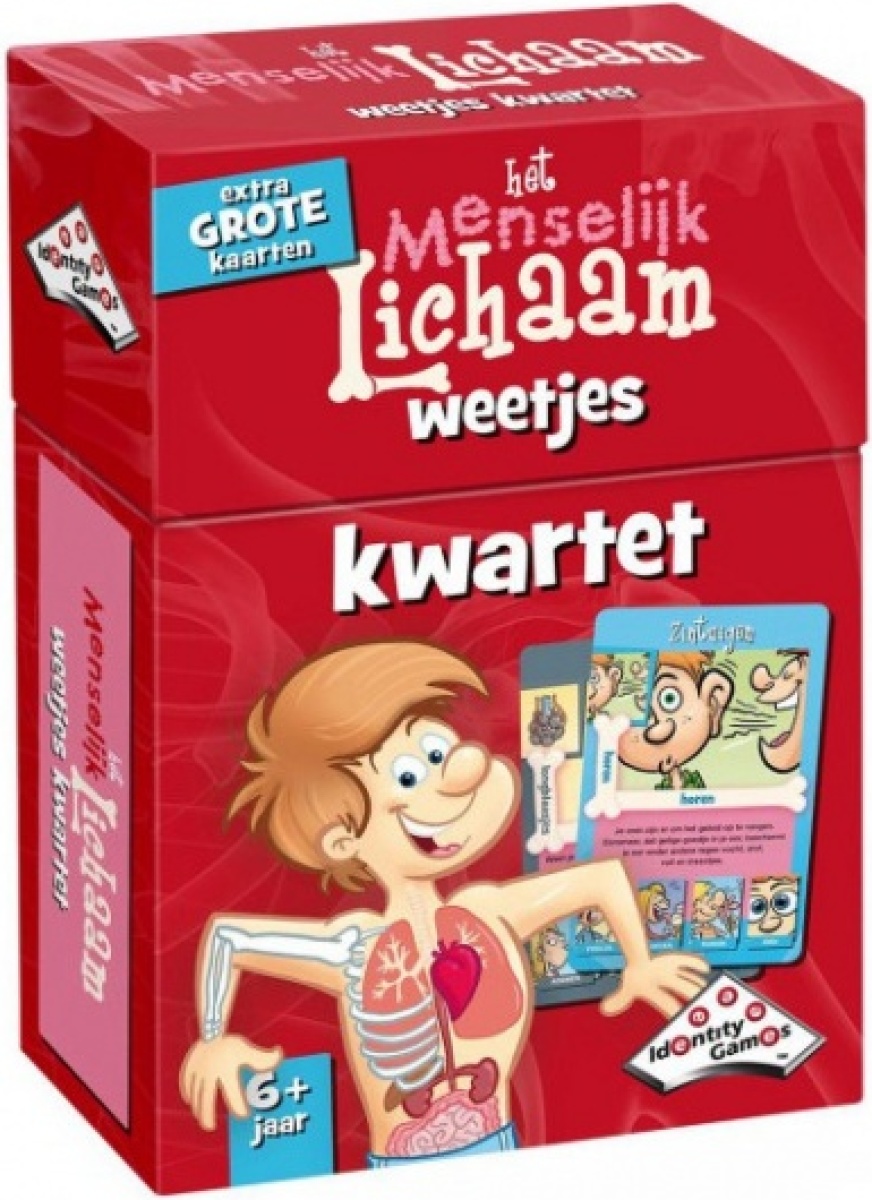 Identity Games menselijk lichaam kwartet