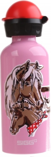 Sigg drinkbeker paarden 400 ml roze