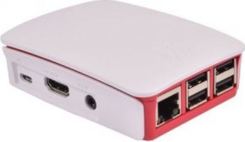 Raspberry Pi 2/3 Model B Behuizing Rood/Wit