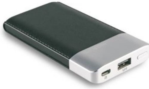 RealPower PB-4000 Fashion powerbank Zwart, Zilver Lithium-Polymeer (LiPo) 4000 mAh