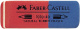 Faber Castell gum Combi 55 x 20 mm rubber rood/blauw