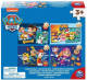 Nickelodeon legpuzzels Paw Patrol 22,8 cm hout blauw 4 stuks