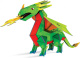 Rebo Productions 3D puzzel Draak jongens groen/rood 55 stuks