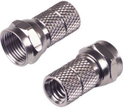 Scanpart F-connector 7.5mm(M) 2 stuks