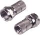 Scanpart F-connector 7.5mm(M) 2 stuks