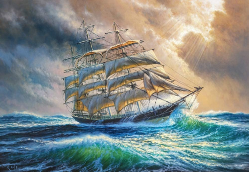 Castorland legpuzzel Sailing Against All Odds 1000 stukjes