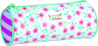 Lemon Ribbon etui Bunny meisjes 21 x 8 cm polyester wit/groen