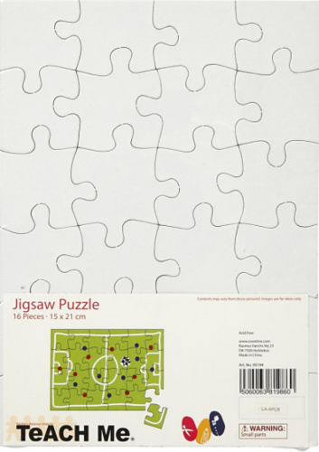 Creotime legpuzzel/kleurplaat TeACH Me junior 16 stukjes