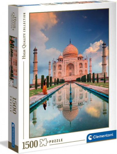 Clementoni legpuzzel Taj Mahal 37 cm karton blauw 1500 stukjes