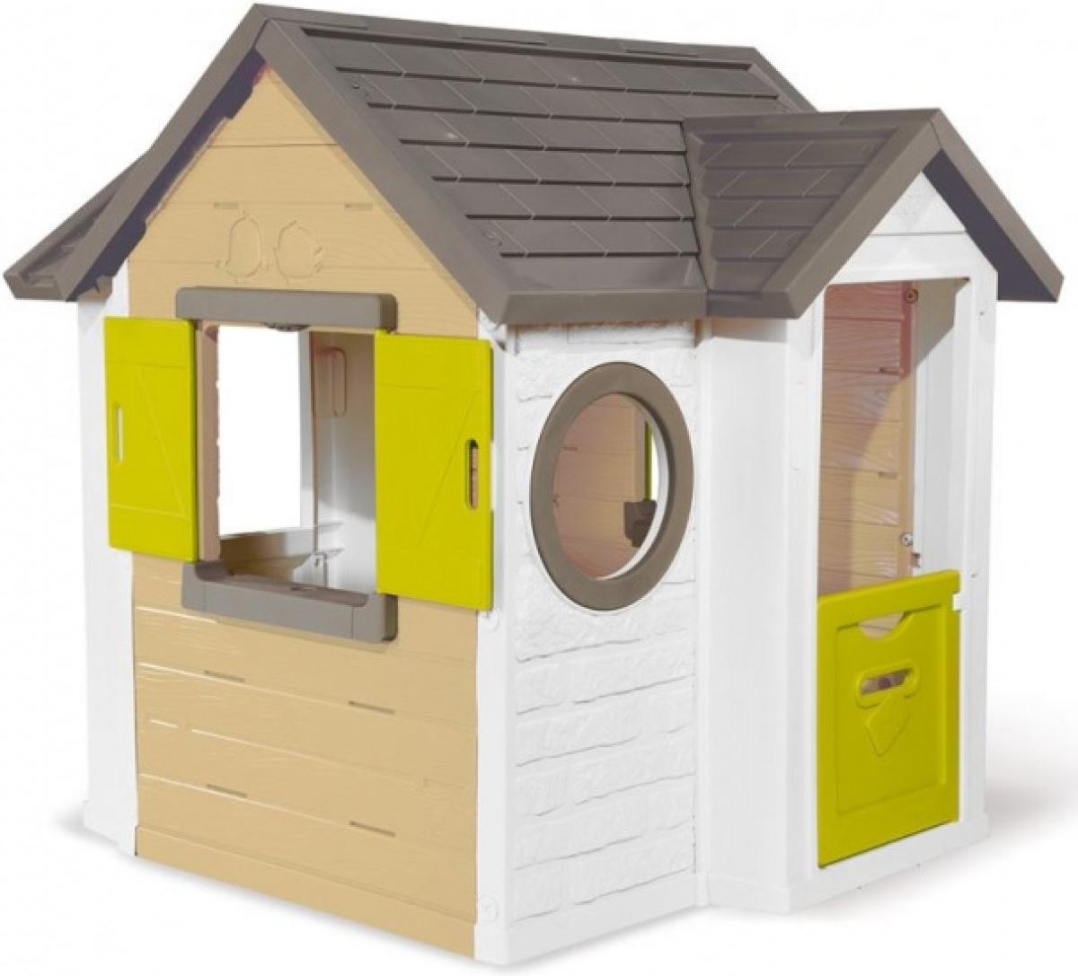 Smoby speelhuis My New House junior 118 x 132 cm wit/beige
