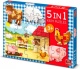 King legpuzzel Kiddy Puzzles 5 in 1 Boerderij 12 stukjes