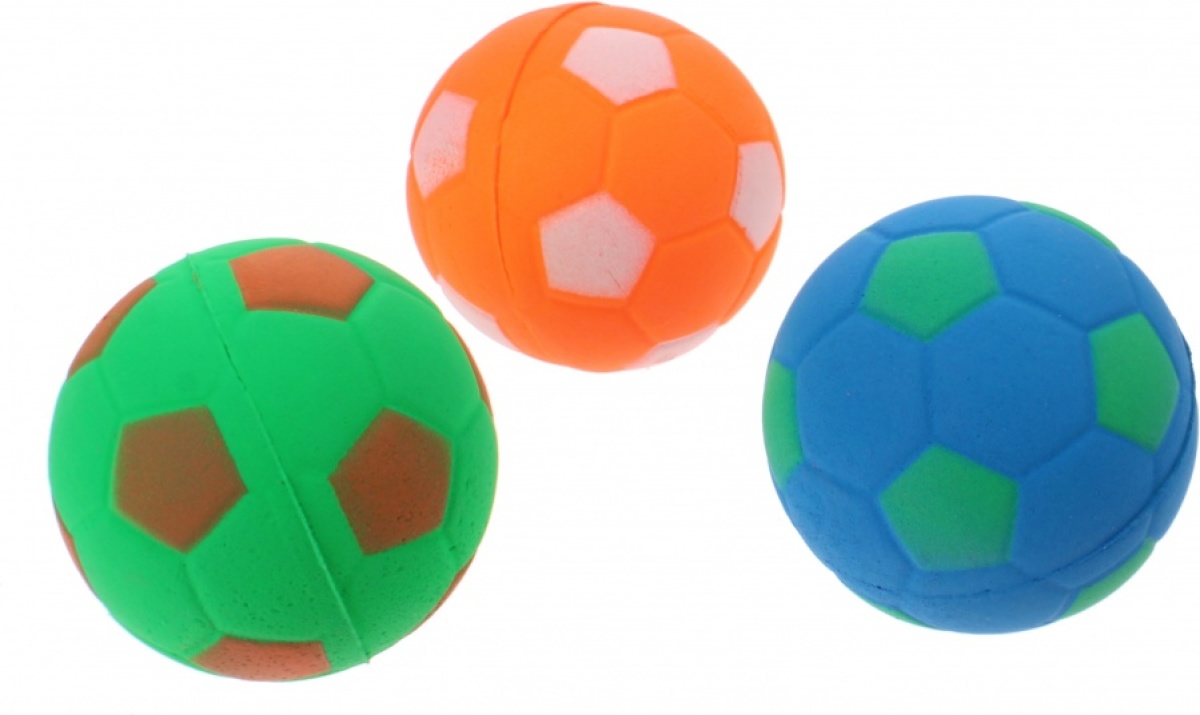 Johntoy stuiterballen High Bounce 3 delig 4,5 cm