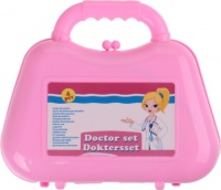 Free and Easy doktersset 4 delig roze