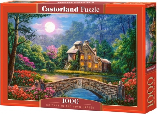 Castorland legpuzzel Cottage in the Moon Garden 1000 stukjes