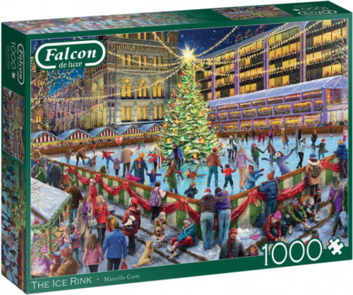Falcon legpuzzel The Ice Rink 68 x 50 karton 1000 stukjes