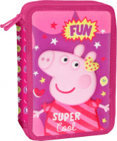 Peppa Pig etui junior 15 x 21 x 5 cm polyester roze 31 delig
