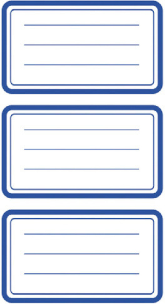 Avery boeketiketten Z design School junior 76 x 120 mm papier