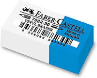 Faber Castell gum Combi 4,2 x 1,2 cm rubber wit
