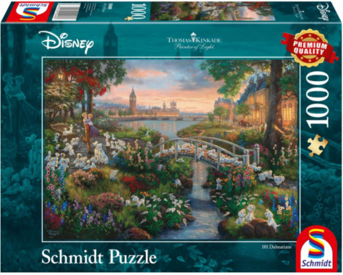 999 Games legpuzzel Disney 101 Dalmatiërs karton 1000 stukjes