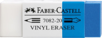 Faber Castell gum Combi 6,3 x 2,2 cm rubber wit/blauw