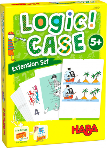 Haba kaartspel LogiCASE Piraten uitbreidingsset 40 delig