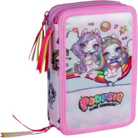 Poopsie etui meisjes 20 x 13 x 6,5 cm polyester roze 9 delig