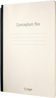 Sigel notitieblok Conceptum A4 gelinieerd crème 92 pagina's