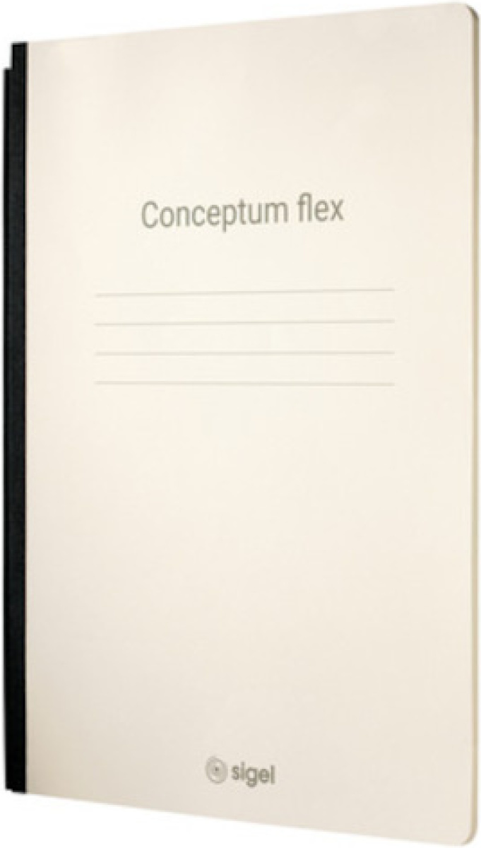 Sigel notitieblok Conceptum A4 gelinieerd crème 92 pagina's