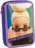 Barbie etui meisjes 15 x 18 cm polyester paars 27 delig