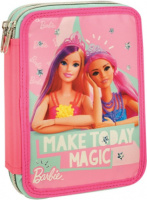 Barbie etui meisjes 15 x 8 cm polyester roze 27 delig