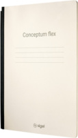 Sigel notitieblok Conceptum A4 geruit crème 92 pagina's