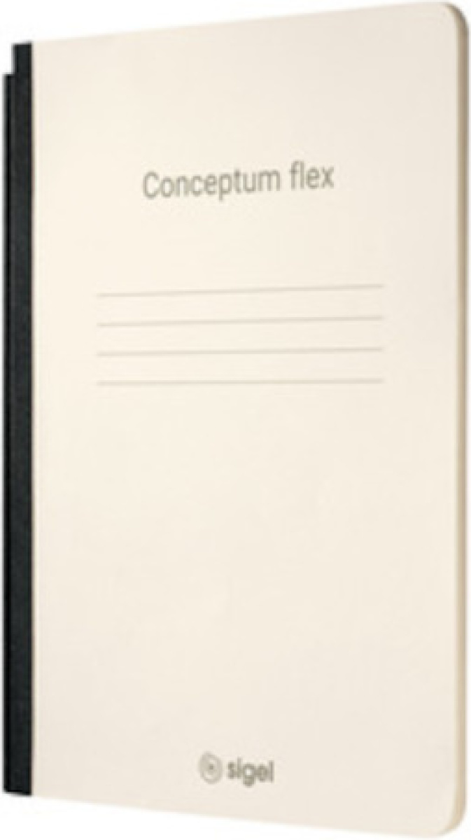 Sigel notitieblok Conceptum A5 geruit crème 92 pagina's