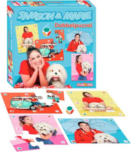 Studio 100 puzzelspel Samson & Marie junior karton 25 delig