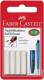 Faber Castell navulling gumstift rubber wit 4 stuks