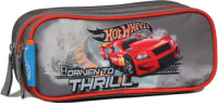 Hot Wheels etui junior 23 x 7 x 10 cm polyester grijs/rood