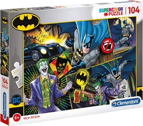 Clementoni legpuzzel Batman junior 48 x 33 cm karton 104 stukjes