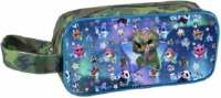Lumo Stars etui Friends meisjes 25 x 12 cm polyester groen/blauw