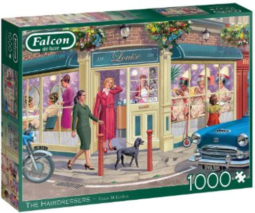 Falcon legpuzzel The Hairdressers 68 x 50 cm karton 1000 stukjes
