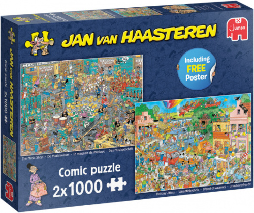 Jumbo legpuzzel Jan van Haasteren De Muziekwinkel 2000 stukjes