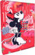 Disney dagboek Minnie Mouse meisjes 15,5 x 21 cm papier rood