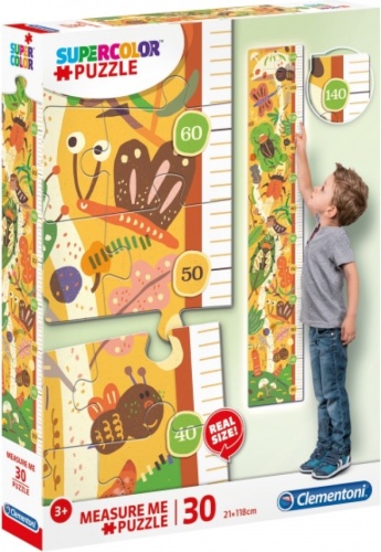 Clementoni legpuzzel Measure me The Bugs' House 30 stukjes