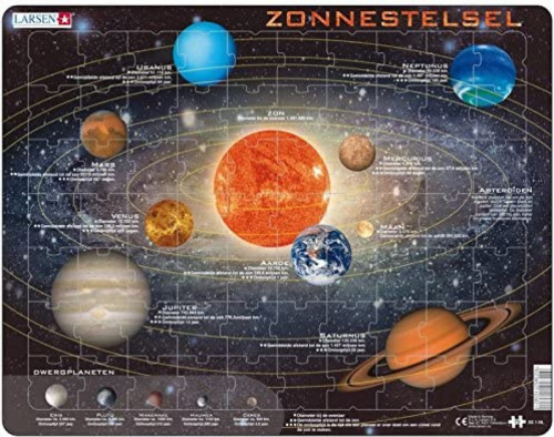 Larsen legpuzzel Maxi Zonnestelsel 70 stukjes