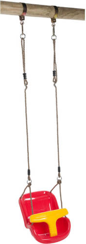 Swing King babyschommelzitje Luxe kunststof 36 x 18 cm rood