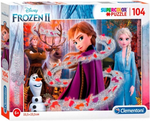 Clementoni legpuzzel Frozen II meisjes karton 104 stukjes