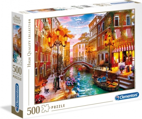 Clementoni legpuzzel High Quality Sunset over Venice 500 stukjes