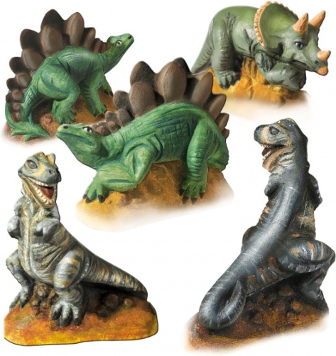 SES Creative gips gieten en schilderen dino's